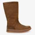 Gisell botas de piel con forro interior de pelo. cuero