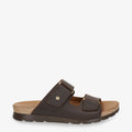Sael sandalias de piel con forro interior de piel. marron
