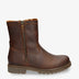 Faruk Igloo botas de piel con forro interior de pelo natural. cuero