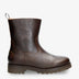 Monovar botas de piel con forro interior de pelo. marron