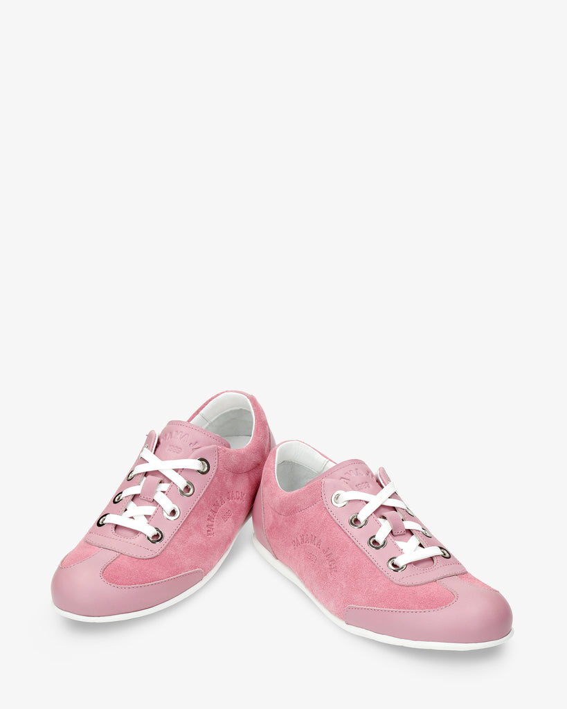 Farum sneakers de piel con forro interior de piel. rosa
