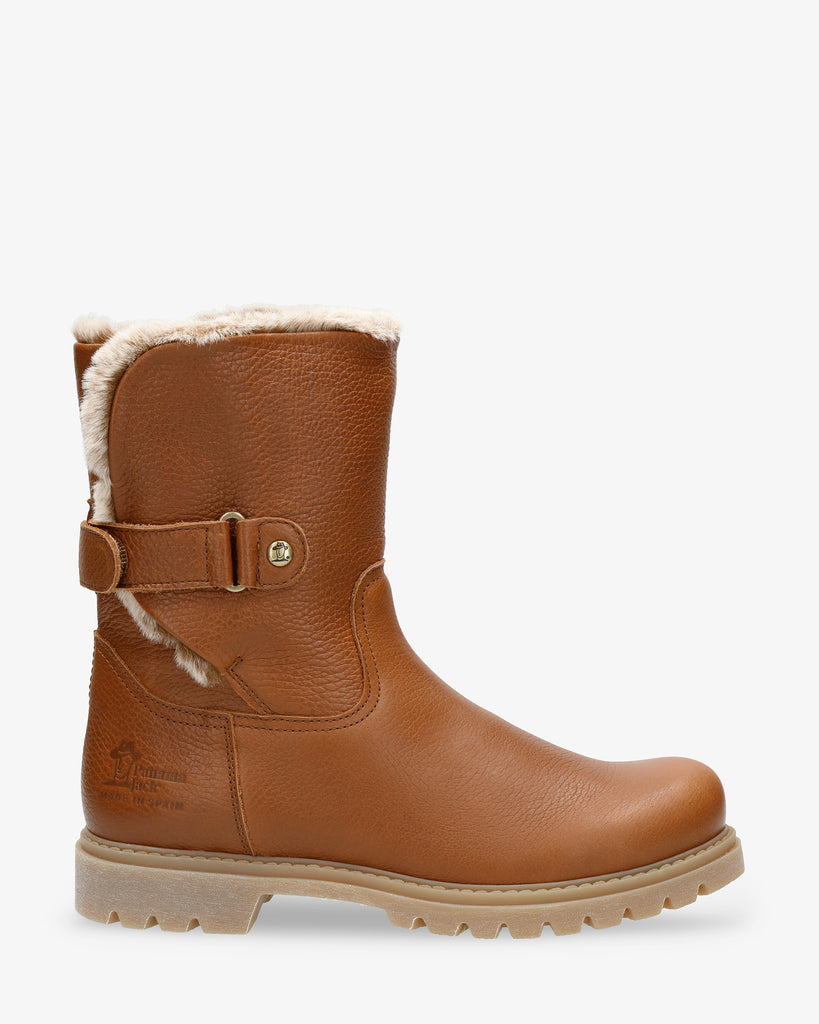 Felia botas de piel con forro interior de pelo. cuero