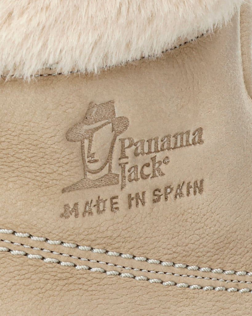 Felicia botas de piel con forro interior de pelo. crudo