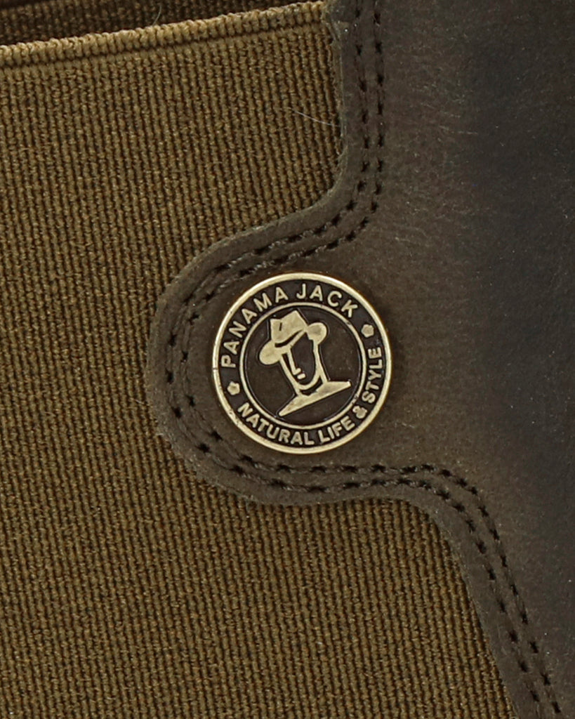 Francesca Igloo botas de piel con forro interior de pelo natural. kaki