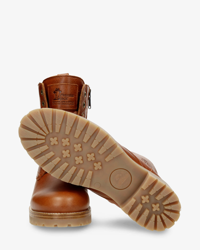 Frisia botas de piel con forro interior de pelo. cuero