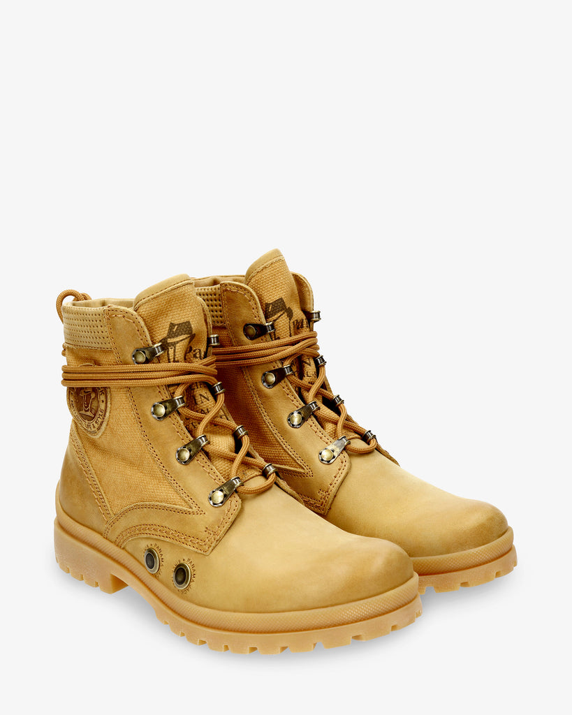 Route Boot Reporter botín de piel con forro interior de tejido. vintage