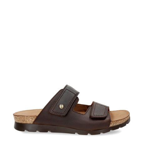 Saulo sandalias de piel con forro interior de piel. marron