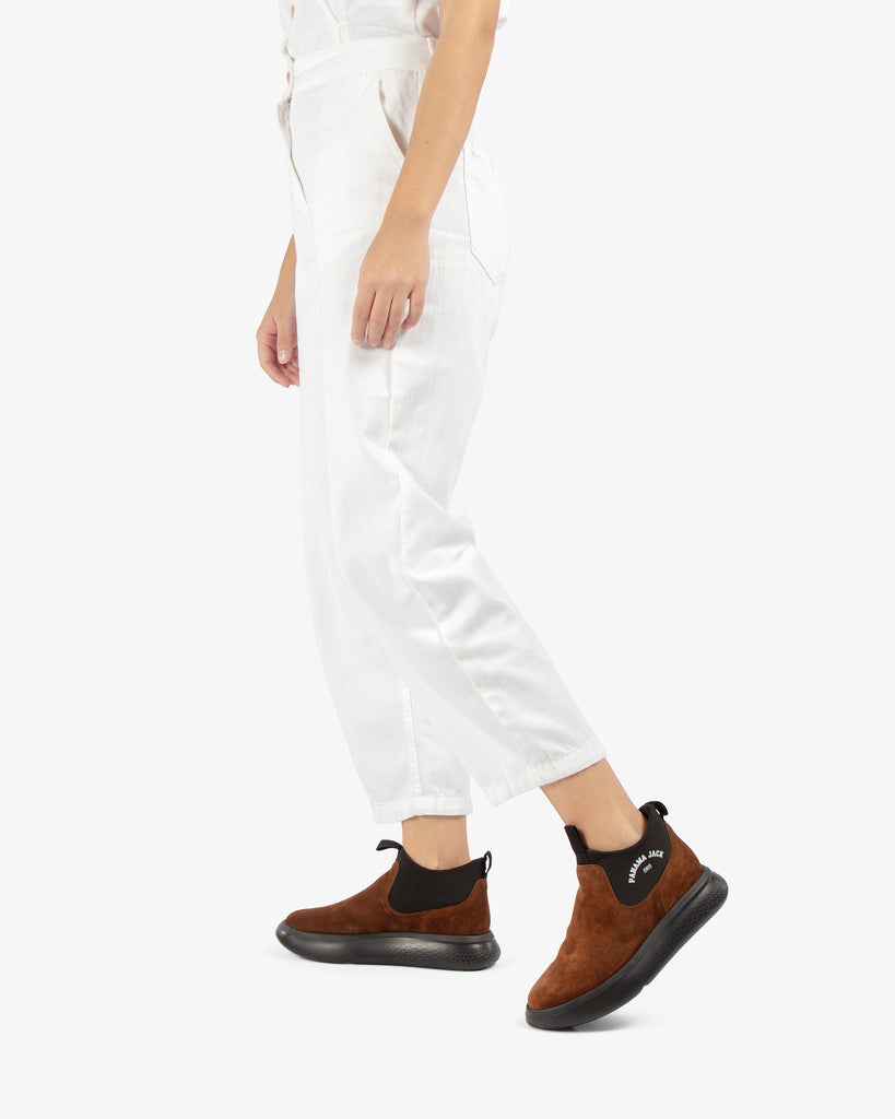 Yuli botín de piel con forro interior de lycra. cuero